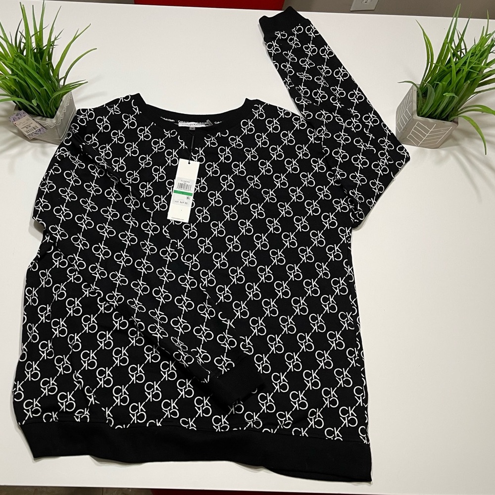 Calvin Klein Logo Crew Neck Sweatshirt